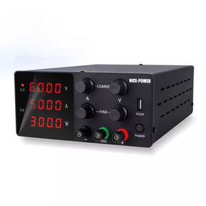 Variable Range 0~60V/0~5A <strong>Switch</strong> DC Power Supply with 4-Digits LED Displaying and 5V/2A USB <strong>Output</strong> Interface - Product Image 1