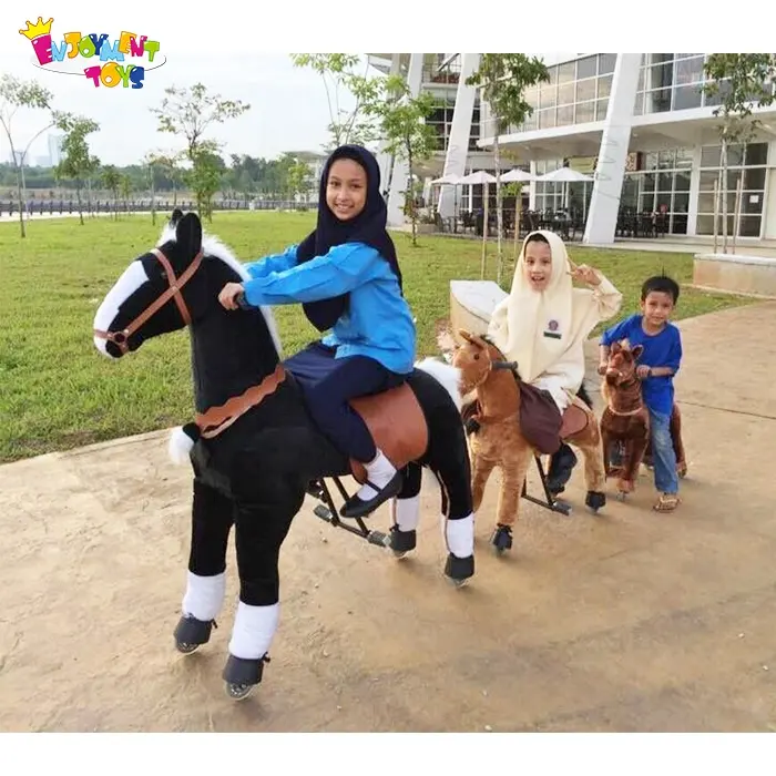 Promoção CE/ EN71 Brinquedos mecânicos do cavalo para a venda Cavalos de balanço para adultos Unisex Walking Animal Equitação Pony Toy CE ,EN71