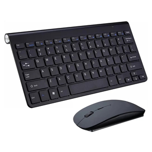 2025 más barato Venta caliente ultrafino 2,4G juego inalámbrico teclado y ratón Combo 24gh para Mac iPad computadoras Android - Product Image 1