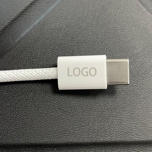 60W örgülü tip C veri hızlı şarj kablosu için iPhone 15 16 Pro Max kablo 3A tipi C örgülü PD şarj aleti kablosu - Product Image 2
