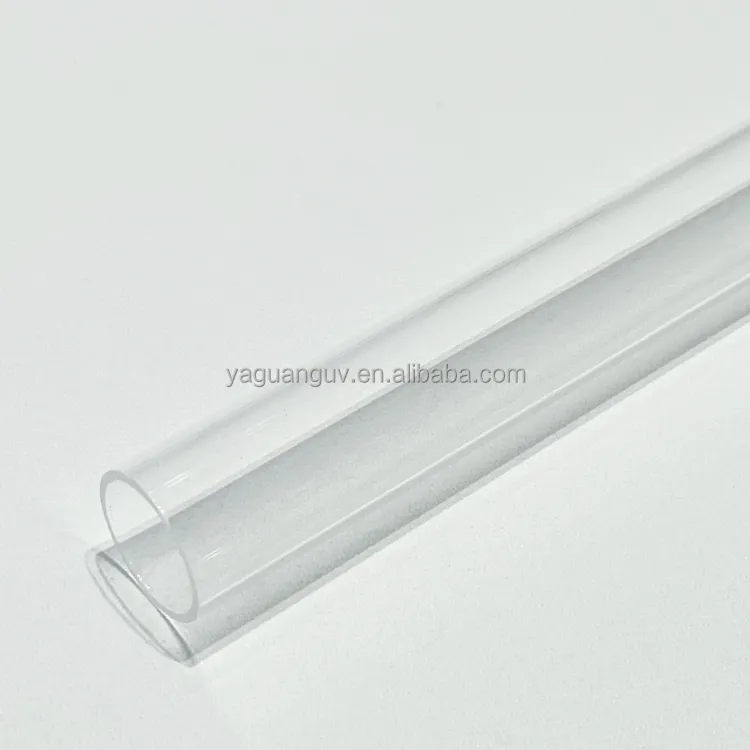 공장 가격 석영 슬리브 한쪽 끝 또는 양쪽 끝 열린 석영 튜브 유리 보호 UV 램프