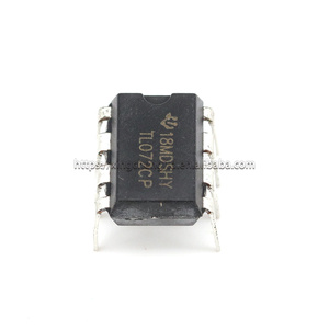ชิปวงจรรวม TL072CP DIP-8 TL072 TL07Z DIP8เครื่องขยายเสียง JFET-INPUT เสียงรบกวนต่ำ072ชิ้น - Product Image 5
