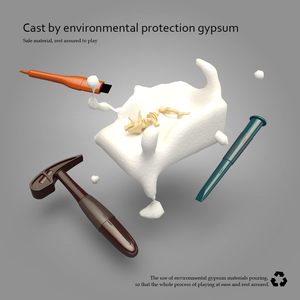 儿童茎科学活动挖掘科学实验套装教育玩具化石恐龙挖掘套装 - Product Image 4