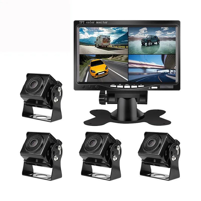 4ch Kanaal 720P Mobiele Dvr Ondersteuning 3G 4G Wifi Gps Mdvr Met Auto/Bus/Vrachtwagen/Voertuigen Camera Recorder