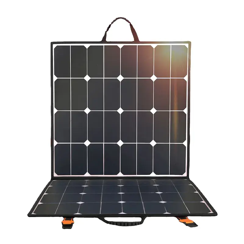 गर्म आउटडोर तह 360 वाट फोटोवोल्टिक पैनल निविड़ अंधकार Ip68 Monocrystalline पोर्टेबल 360 w Foldable सौर पैनल