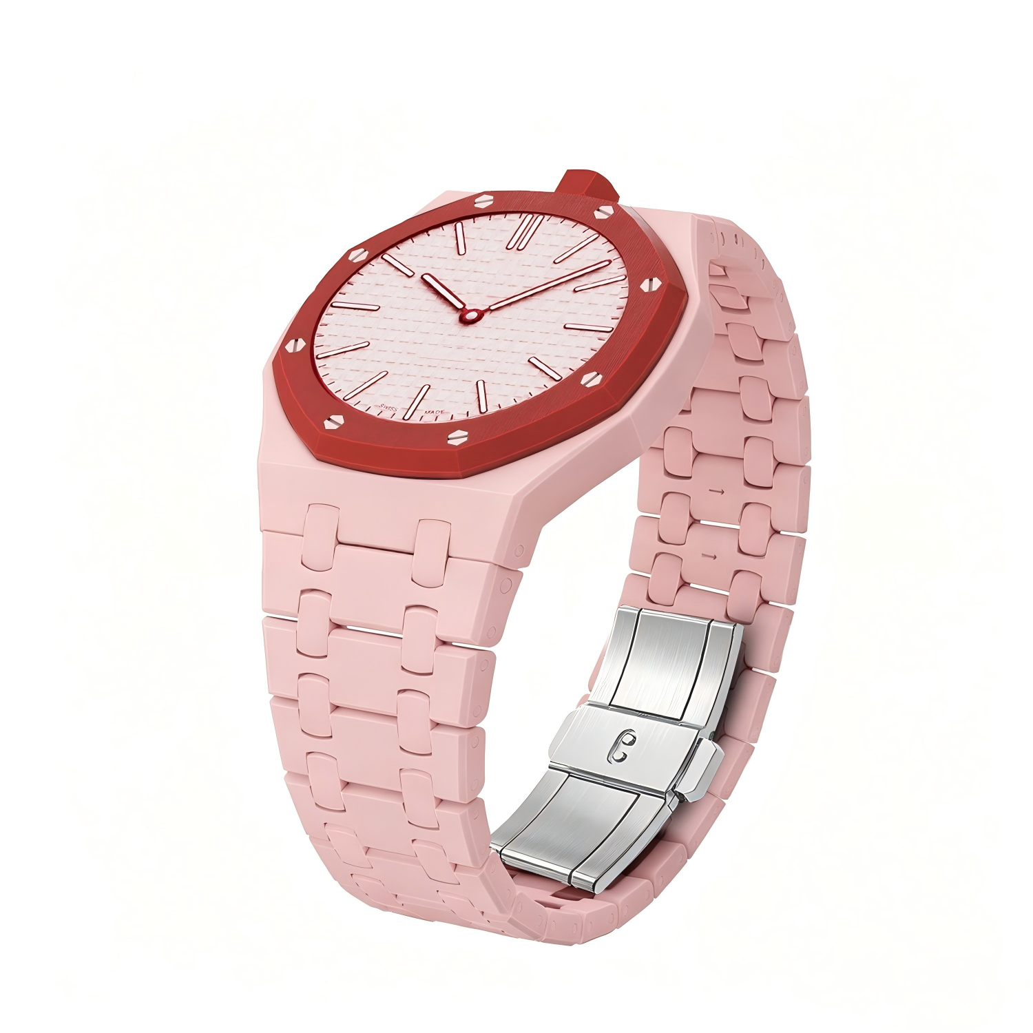 Light Pink Ceramic Case + Ceramic Strap