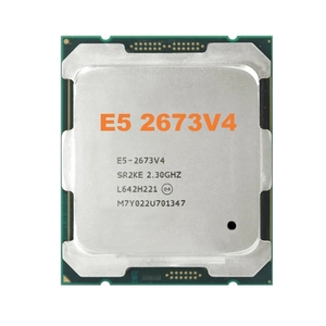 ใช้สำหรับโปรเซสเซอร์ V4 Xeon E5 2673 SR2KE 2.3GHz 20-core 135W ซ็อกเก็ต LGA 2011-3 CPU E5 2673V4โปรเซสเซอร์ซีพียูเซิร์ฟเวอร์ - Product Image 1