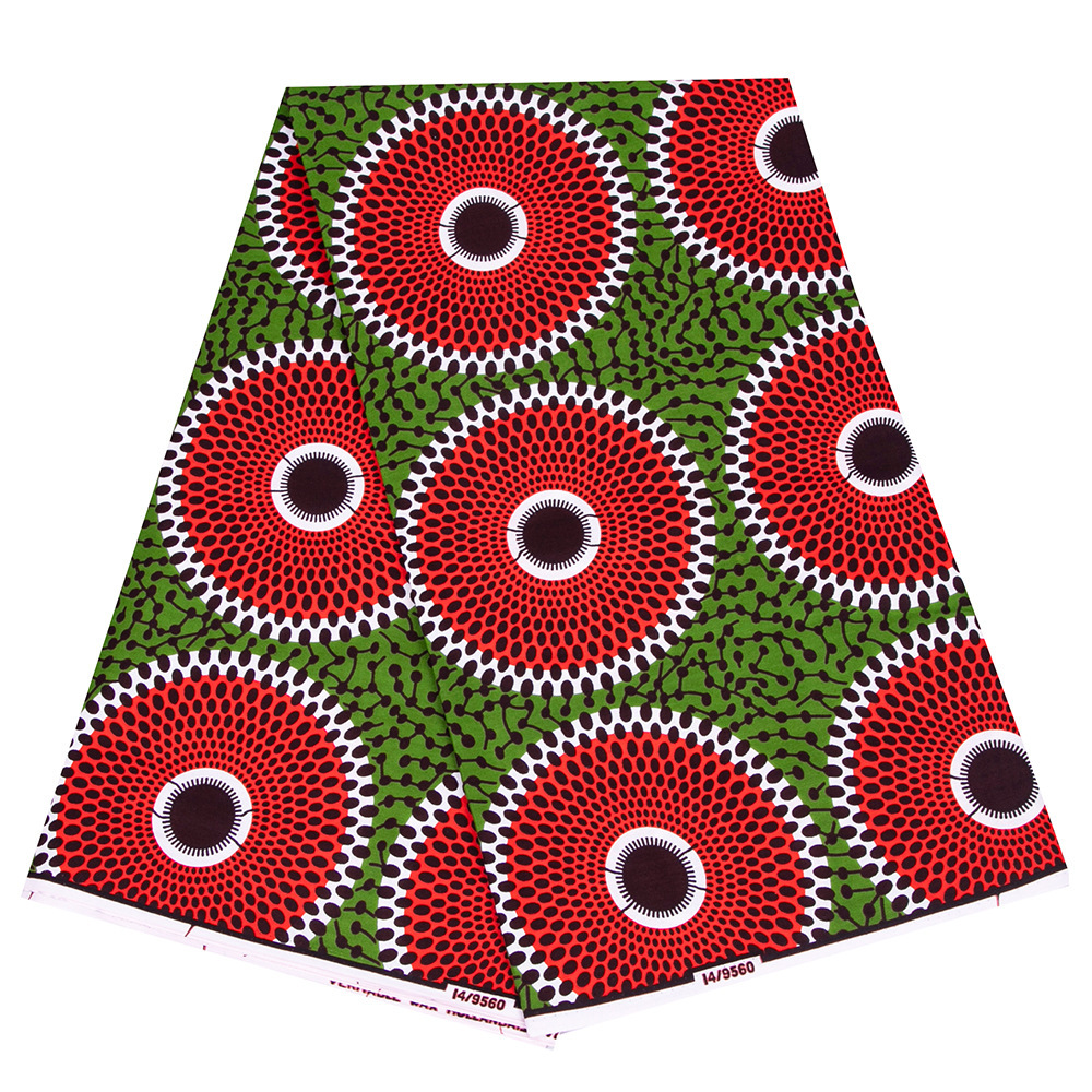 Tissu rouge Angola