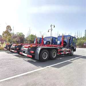 HOWO 3 trục móc nâng abrol xe tải gấp ipsilon cẩu rác móc nâng cánh tay Nhà sản xuất Xe tải rác - Product Image 5