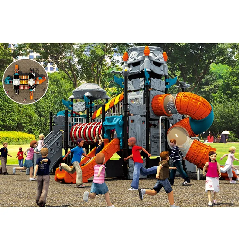 Sıcak satış kids'outdoor oyun alanı eğlence parkı Robot seti iyi