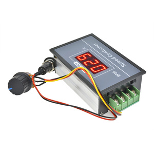30A DC6V-60V PWM Motor drehzahl regler Digitale LED-Anzeige 0 ~ 100% Potentiometer-Schalter mit einstellbarem Spannungs regler - Product Image 5