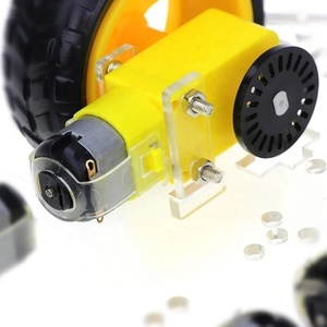 Kit telaio per auto robot intelligente 4WD con scatola batteria encoder velocità motore TT e viti per kit auto giocattolo puzzle fai da te Arduino - Product Image 5