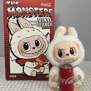 新着デザインコーラシリーズLabubuブラインドボックスぬいぐるみ人形樹脂おもちゃミステリーボックスぬいぐるみキーホルダー人形