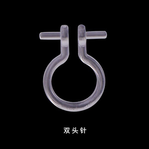 透明耳クリップDIY樹脂ジュエリーアクセサリープラスチックアレルギーPC輸入素材U字型耳クリップ - Product Image 6