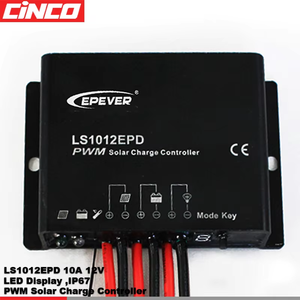 Epaver LS1012EPD 10A 12V manuale PWM regolatore di carica solare impermeabile IP67 Controller di illuminazione - Product Image 4
