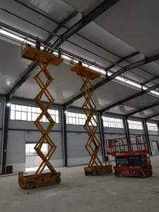 4-18m elektro hydraulischer fester Scheren lift zum Laden und Entladen im Lager mit Kern motor und Motor komponenten