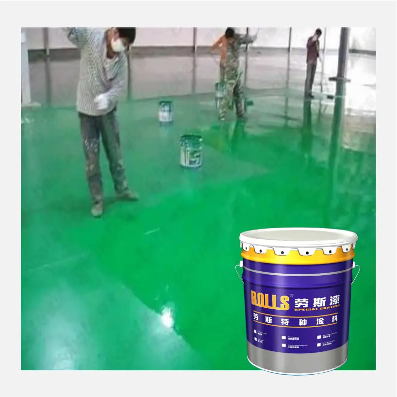 Revestimiento de suelo epoxi resistente al desgaste personalizado de fábrica, pintura de suelo antideslizante