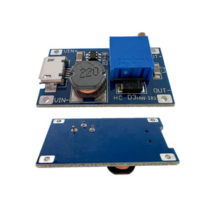 DC DC Step Up Power Supply Booster MT3608 For Replace XL6009 Micro USB 2A Adjustable 2-24V To 28V Step-up <strong>Module</strong> - Product Image 3