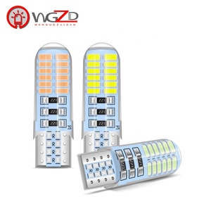 W5W 194 168 501 24smd 3014 yanıp sönen flashing araba led yan kama sinyal yedekleme ters T10 yanıp sönen led stroboskop ampul - Product Image 1