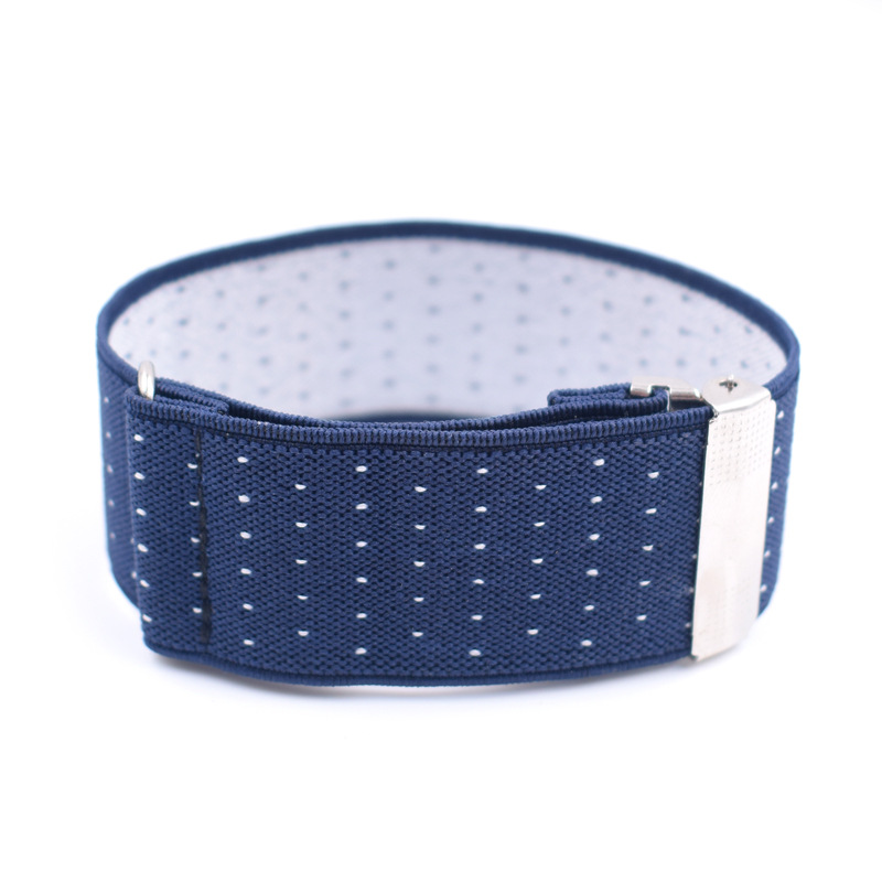 3.5cm width navy blue dots