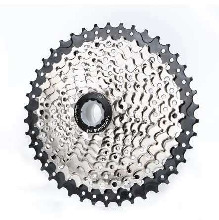 Silver Black 10-speed 42T