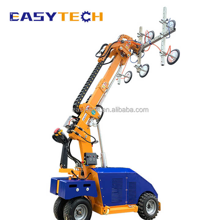 Easytech CE长臂真空吸盘机械手金属板玻璃刨花板真空升降器