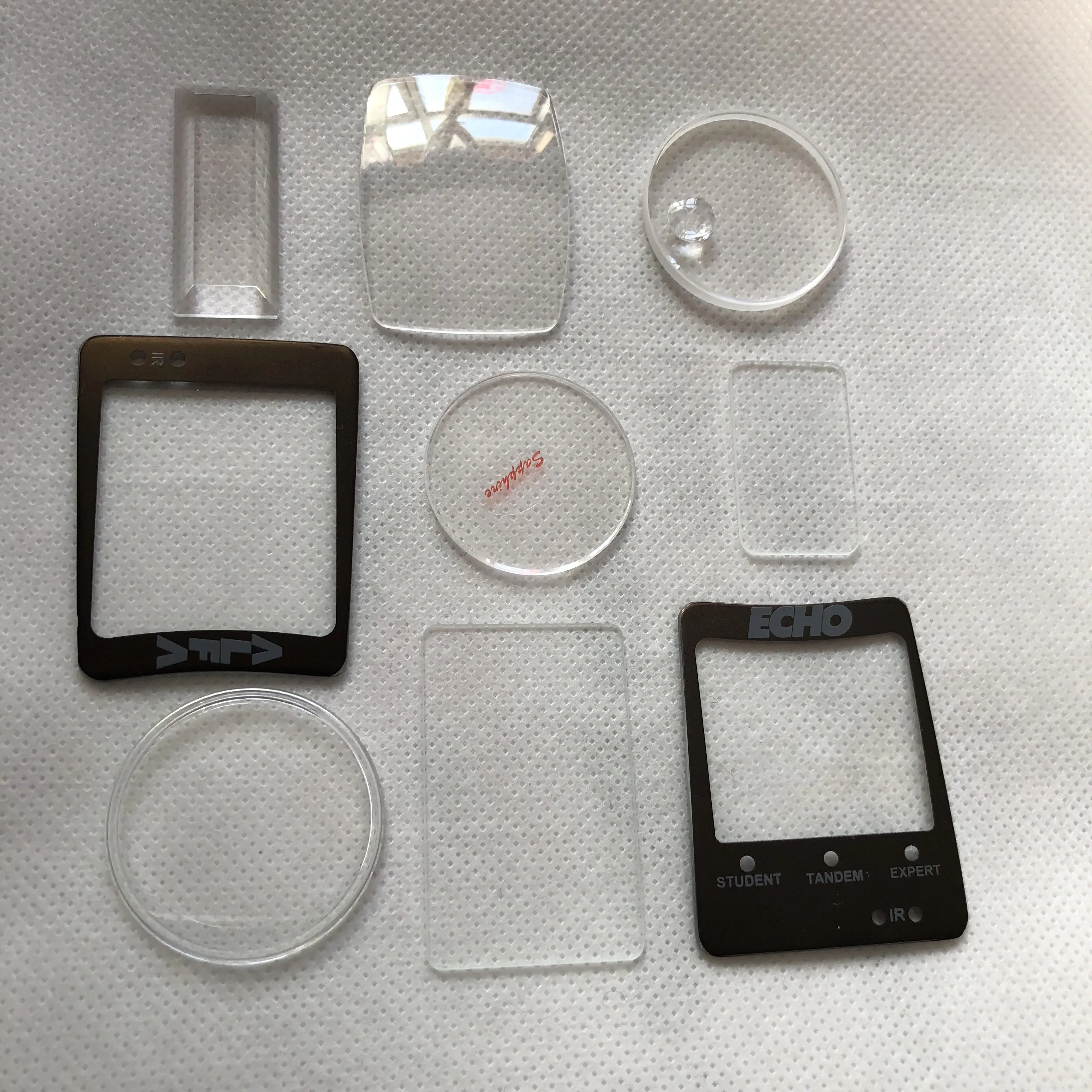 Sapphire Crystal Watch Glass Supplier By Customized Size Polished Surface