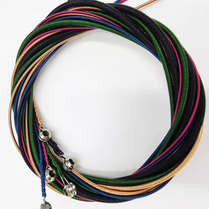 Cuerdas de bajo eléctrico de color de aleación de níquel de 5 cuerdas, piezas y accesorios de núcleo de acero Hexagonal importado para instrumentos de cuerda - Product Image 1