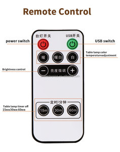 Escritorio con toma USB control remoto enchufe multiusos pequeña luz nocturna tablero de enchufe estándar europeo y americano - Product Image 5