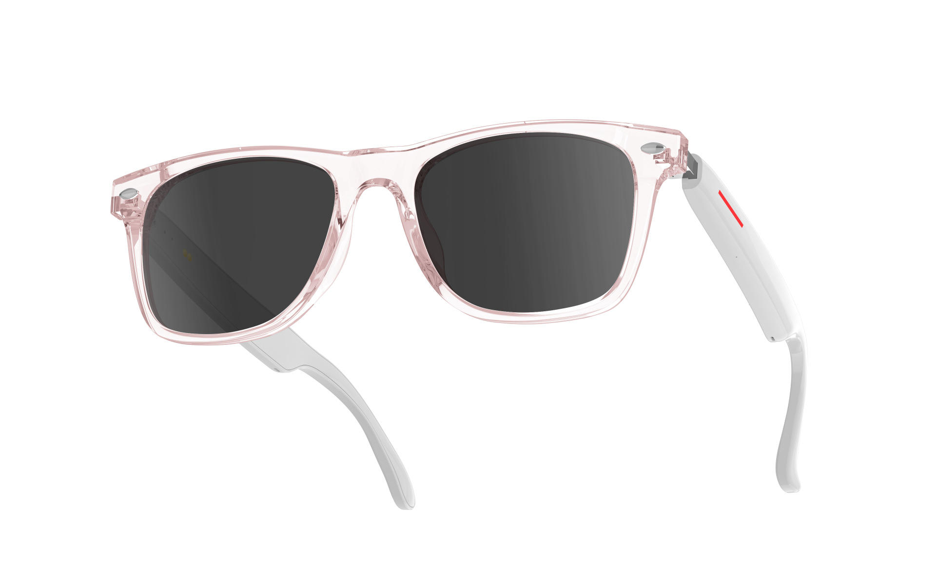 Pink frame + black sunglasses lenses