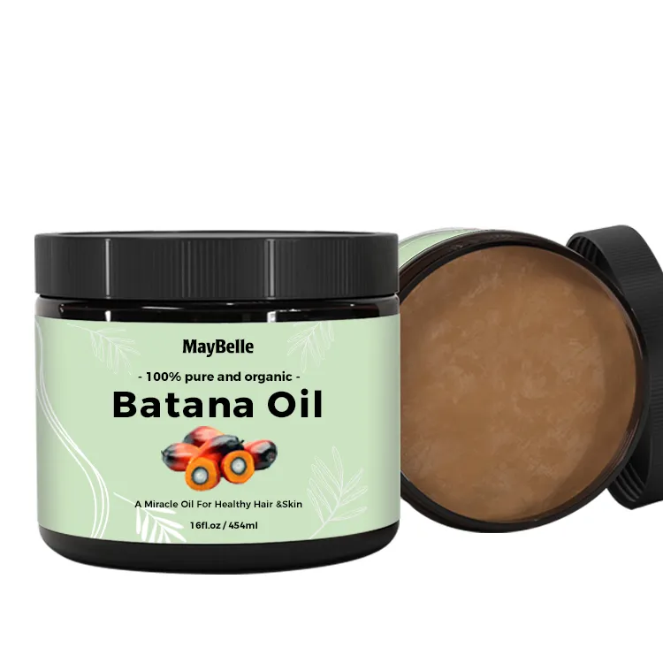 100% Natural Batana Oil Butter Breakage Controle Anti Perda para o cabelo saudável Fortalecimento Espessamento Hair Growth Formula