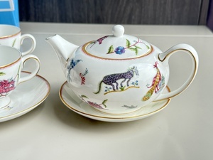 陶瓷咖啡具简约设计可爱小容量搭配茶壶茶杯套装 - Product Image 4