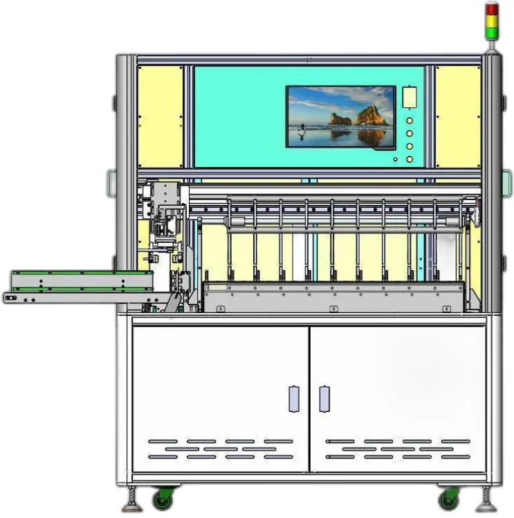 Máquina de clasificación de células prismáticas automática, máquina de clasificación de 10 canales, 8, precio de fábrica