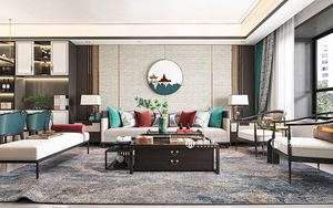 Melinco Design Modern <strong>3D</strong> <strong>Rendering</strong> Solution for Real Estate Development for Hotel Apartment Villa <strong>Architecture</strong> in Living Room - Product Image 3