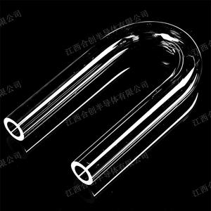 Sưởi ấm thủy tinh thạch anh trong suốt cuộn dây xoắn ốc ống thủy tinh thạch anh ống hình chữ U cho thí nghiệm hóa học ống thủy tinh thạch anh - Product Image 5