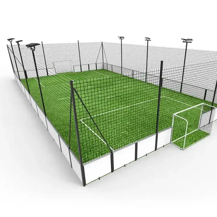 Terrain de football de sport professionnel herbe artificielle terrain de football personnalisé cage de football