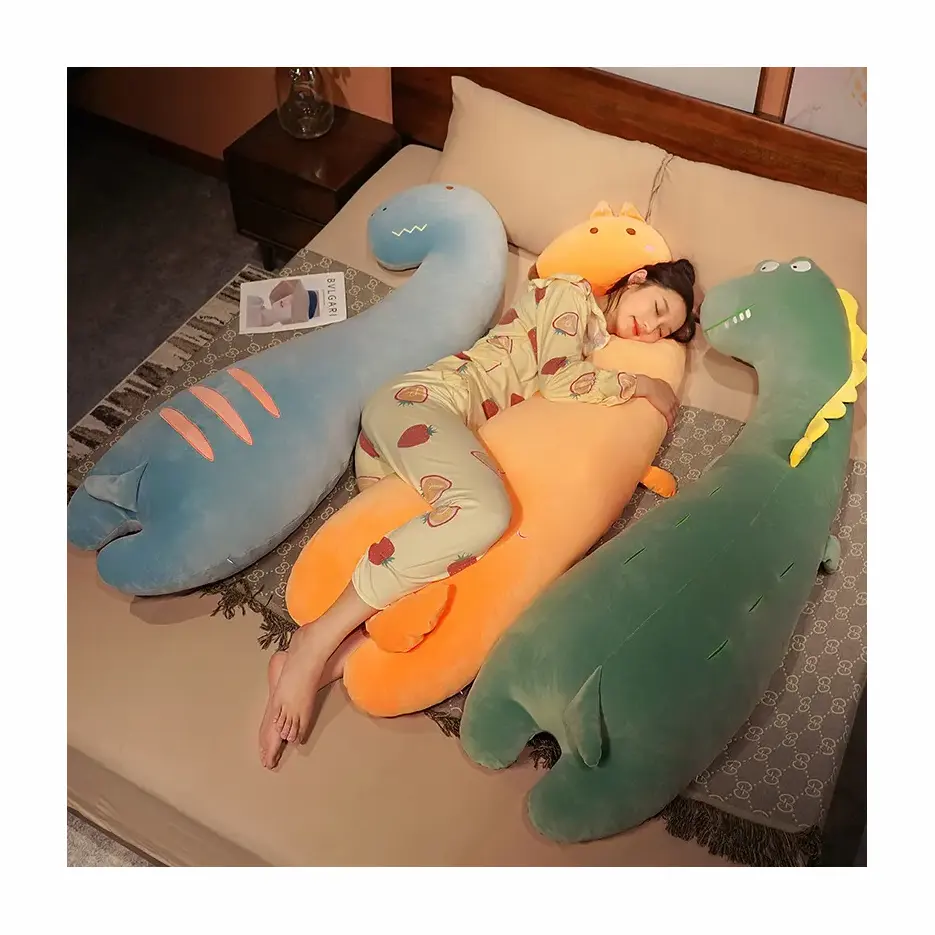 Giocattoli di peluche personalizzati giocattoli di peluche di peluche per bambini letto morbido cuscino di dinosauro in peluche