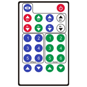 Telecomando a infrarossi ultrasottile per telecomando colorato RGB LED universale 38K IR telecomando 24/28/32 chiavi OEM ODM personalizzato - Product Image 5