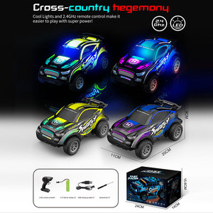 ไฟ LED 4WD 2.4G เรืองแสงในที่มืดรีโมทคอนโทรลของเล่นผู้เชี่ยวชาญระดับ RC รถโลหะพร้อมสาย USB - Product Image 5