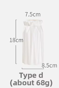 D type white18*8.5cm