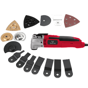 Kit oscilantes de herramientas de corte multifunción eléctrico con cable de 6 velocidades Variable de liberación rápida de 220 voltios de alta calidad con accesorios - Product Image 1