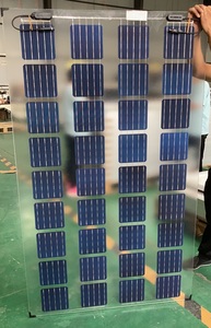太阳能无框太阳能光伏组件表面玻璃背板100瓦透明太阳能电池板200瓦300瓦屋顶安装BIPV - Product Image 6