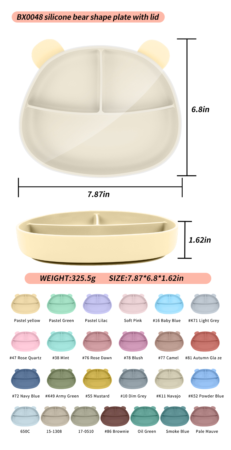 Plaque d'ours en silicone BX0048