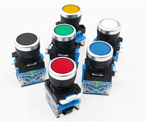 Pulsante di auto reset rosso, uno aperto e uno chiuso, con un diametro di 22mm pulsante di avvio pulsante di avvio non illuminato - Product Image 2