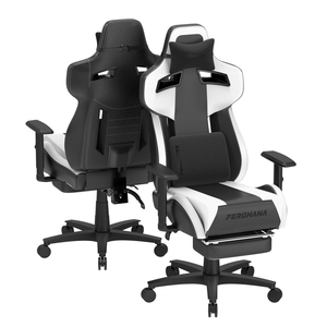 OEMゲームチェアFootrestリクライニングスイベルレザーチェア大人用折りたたみ式コンバーチブルランバーマッサージャービデオゲームコンピュータ - Product Image 5