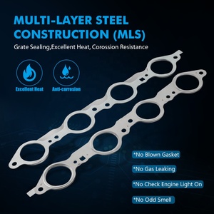 ปะเก็นท่อร่วมไอเสีย LS6 LQ9 LS3 LS2 LS1 LS เหล็กหลายชั้นสำหรับเครื่องยนต์ LS Series 4.8 5.3 5.7 6.0 6.2L - Product Image 4