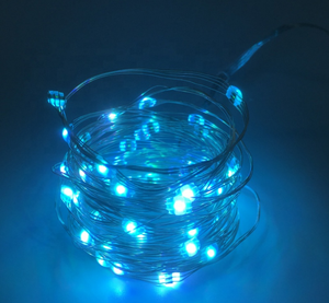 33フィート100LED16色USBパワードマルチカラーチェンジングストリングライト、ホリデーデコレーション用リモコン付き - Product Image 6