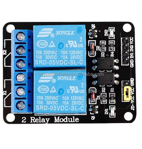 2-Kanal-DC-5-V-Relaismodul mit Optokoppler-Low-Level-Erweiterungs karte