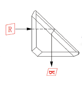 K9 ngũ giác mái lăng kính lồi ống kính ngũ giác lăng kính với AR kim loại phim lồi xiên nhà lăng kính cho mức độ laser - Product Image 2