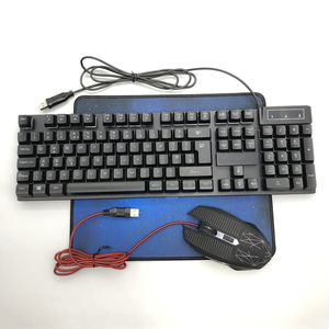 Juego de juegos de iluminación RGB con cable 3 en 1, ratón óptico mecánico, 104 teclas, Teclado retroiluminado, Combo, Accesorios de ordenador USB, - Product Image 3